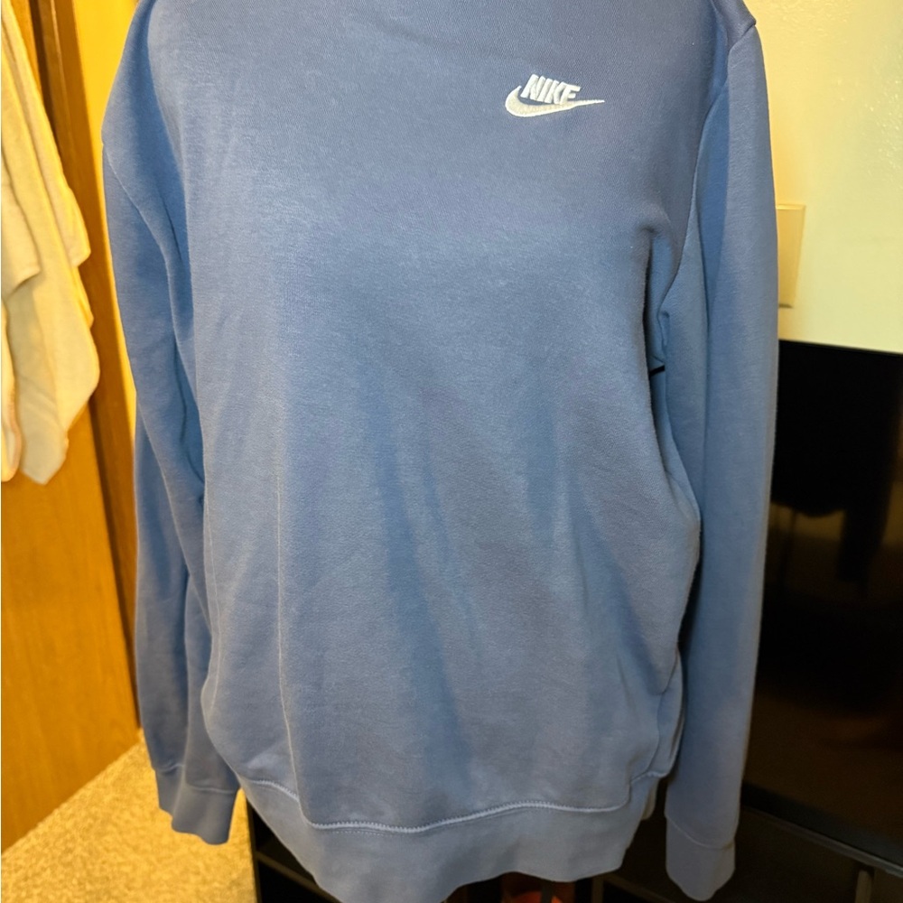 Nike Women's Blue Crewneck Sweater
